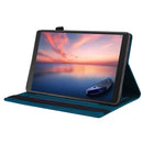 For Samsung Galaxy Tab A 8.0 2019 SM-T290 / SM-T295 Business Shockproof Horizontal Flip Leather Case with Holder & Card Slots & Photo Frame & Pen Slot(Blue)