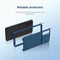For Samsung Galaxy S21 FE 5G NILLKIN Black Mirror Pro Series Camshield Full Coverage Dust-proof Scratch Resistant Phone Case(Blue)