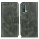 For OnePlus Nord CE 5G Mirren Crazy Horse Texture Horizontal Flip Leather Case with Holder & Card Slots & Wallet(Dark Green)