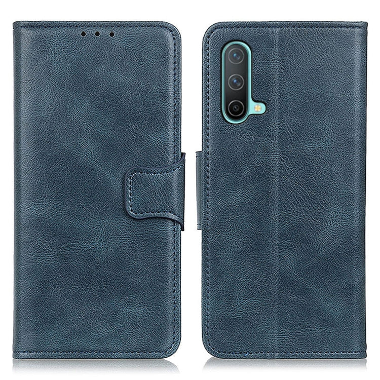 For OnePlus Nord CE 5G Mirren Crazy Horse Texture Horizontal Flip Leather Case with Holder & Card Slots & Wallet(Blue)