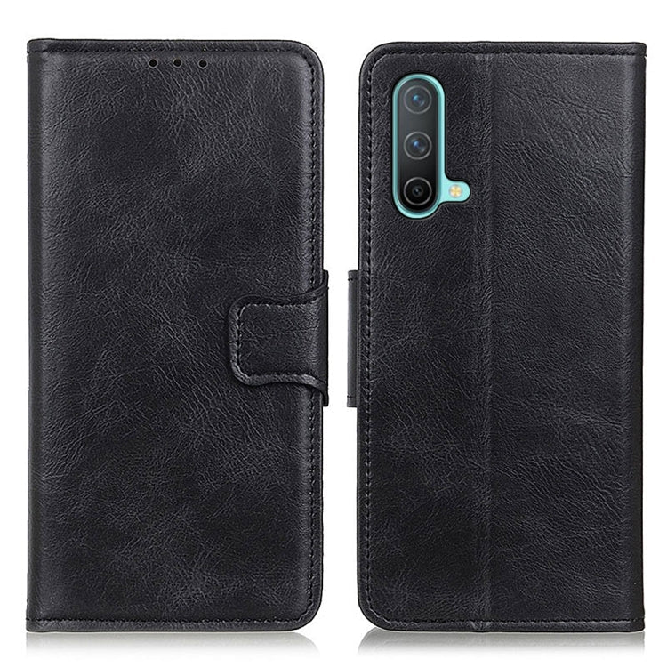 For OnePlus Nord CE 5G Mirren Crazy Horse Texture Horizontal Flip Leather Case with Holder & Card Slots & Wallet(Black)