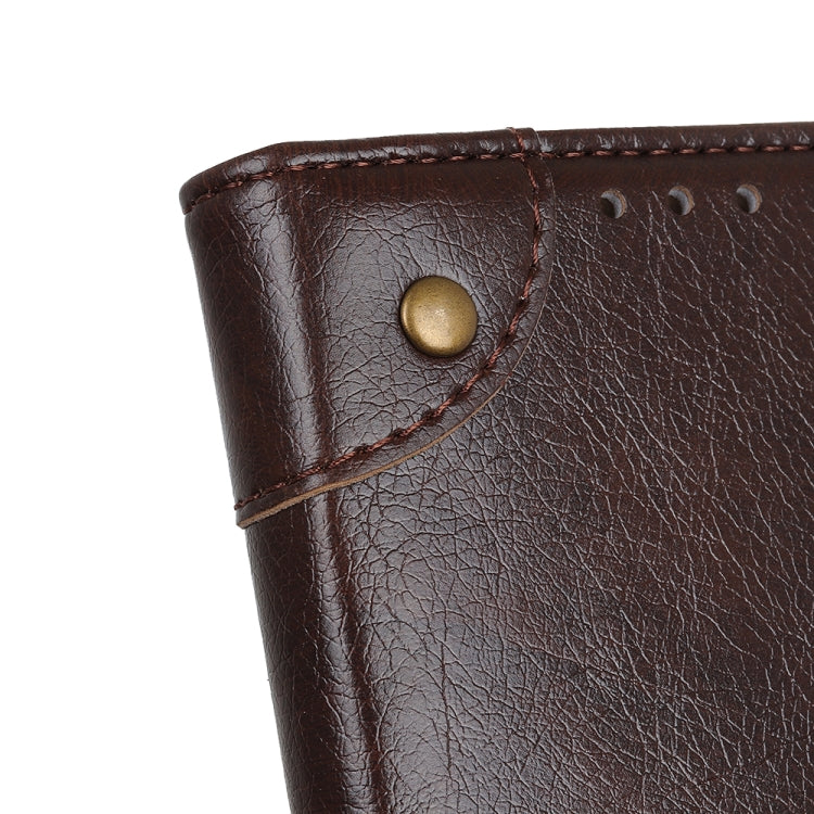 For OnePlus Nord CE 5G Copper Buckle Nappa Texture Horizontal Flip Leather Case with Holder & Card Slots & Wallet(Coffee)