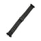 For OPPO Watch 46mm Three-beads Steel Watch Band(Black)