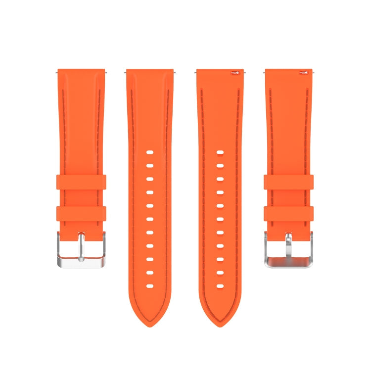 For Huawei Watch 3 / 3 Pro 22mm Silicone Watch Band(Orange)
