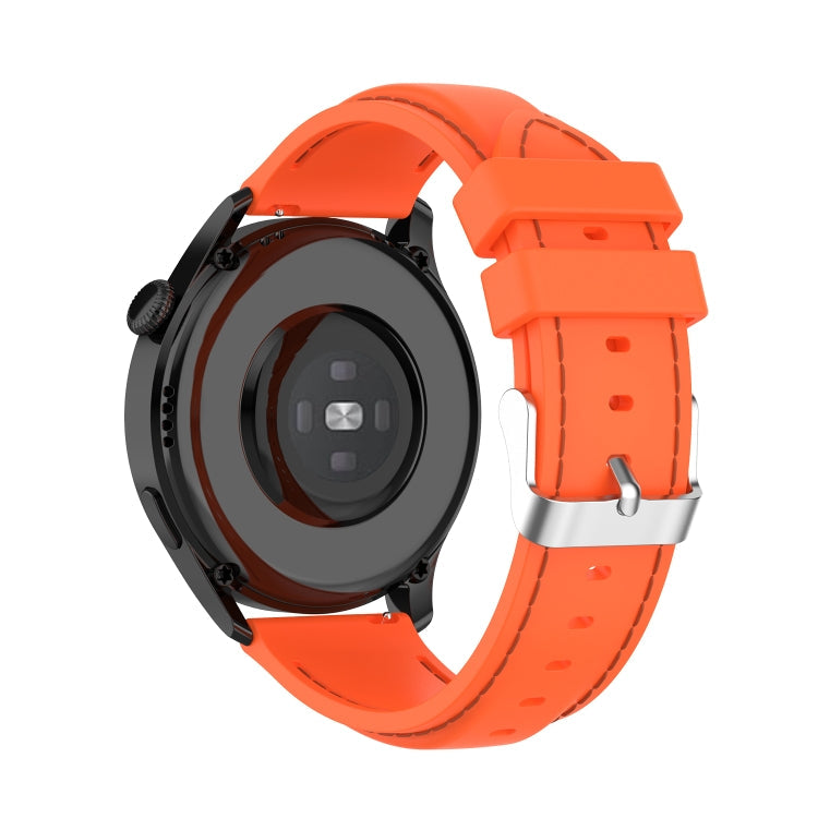 For Huawei Watch 3 / 3 Pro 22mm Silicone Watch Band(Orange)