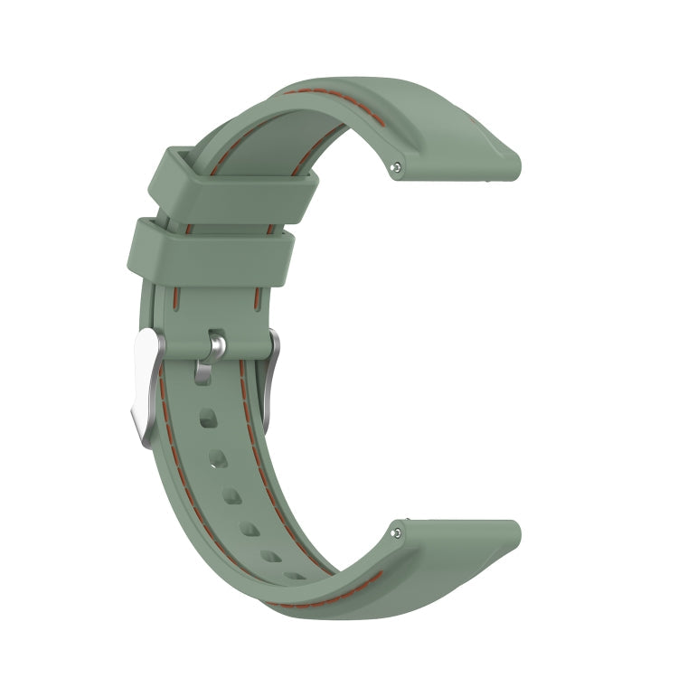 For Huawei Watch 3 / 3 Pro 22mm Silicone Watch Band(Light Green)
