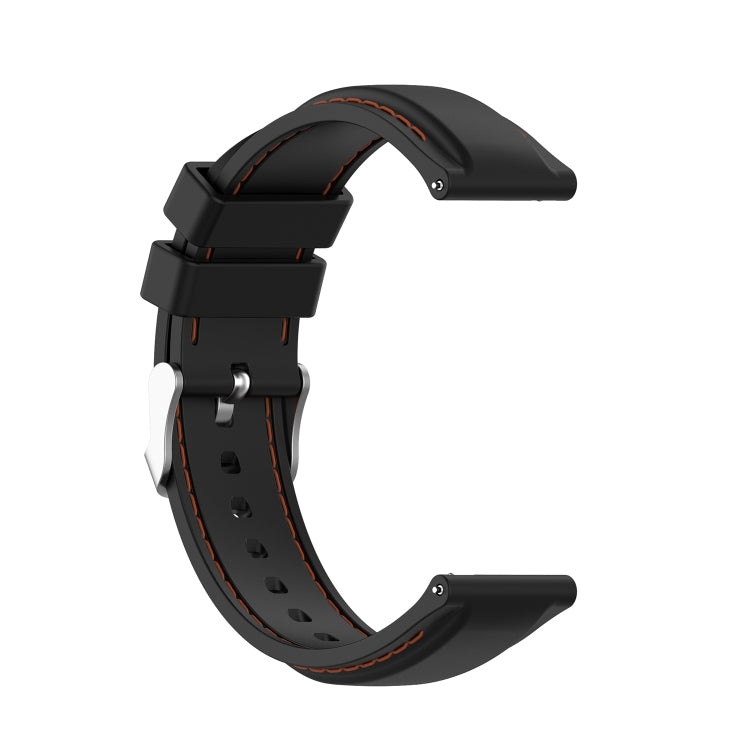 For Huawei Watch 3 / 3 Pro 22mm Silicone Watch Band(Black)