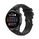 For Huawei Watch 3 / 3 Pro 22mm Silicone Watch Band(Black)