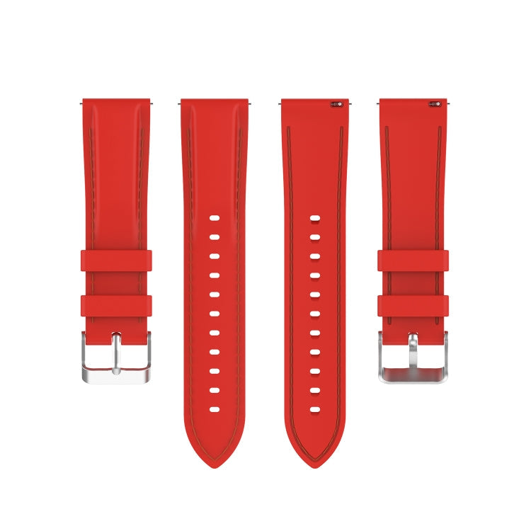 For Huawei Watch 3 / 3 Pro 22mm Silicone Watch Band(Red)