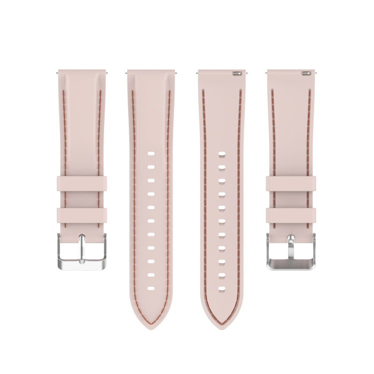 For Huawei Watch 3 / 3 Pro 22mm Silicone Watch Band(Lotus Root Pink)
