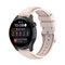 For Huawei Watch 3 / 3 Pro 22mm Silicone Watch Band(Lotus Root Pink)