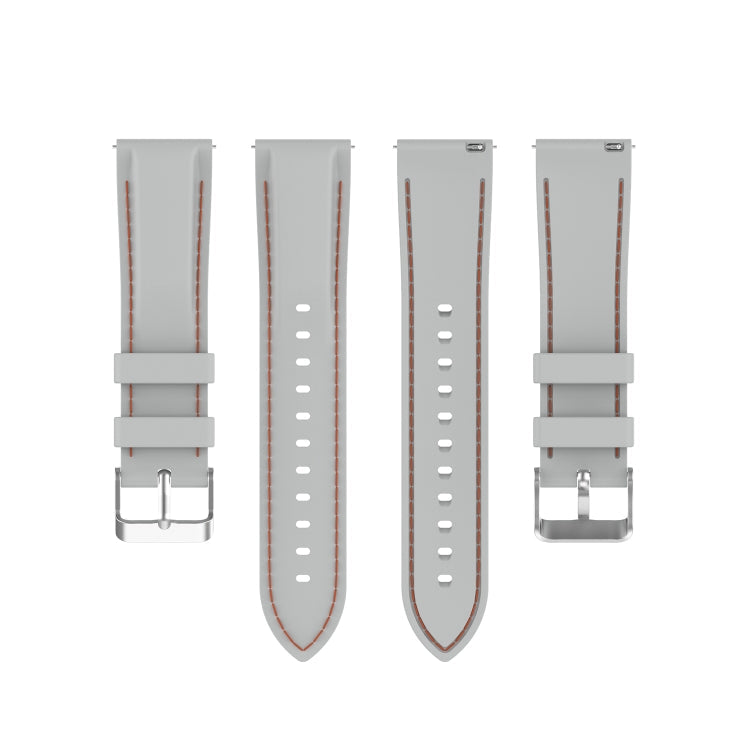 For Huawei Watch 3 / 3 Pro 22mm Silicone Watch Band(Light Grey)