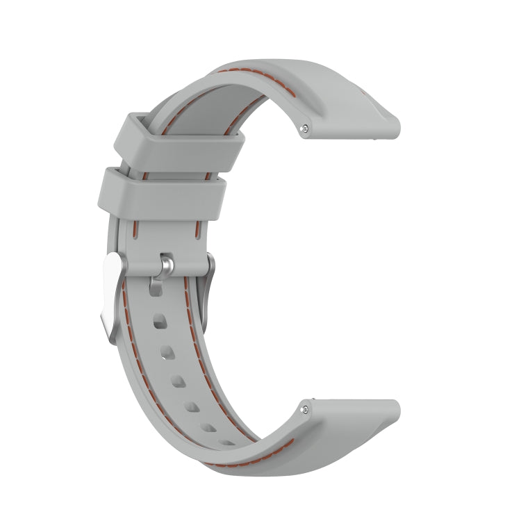 For Huawei Watch 3 / 3 Pro 22mm Silicone Watch Band(Light Grey)
