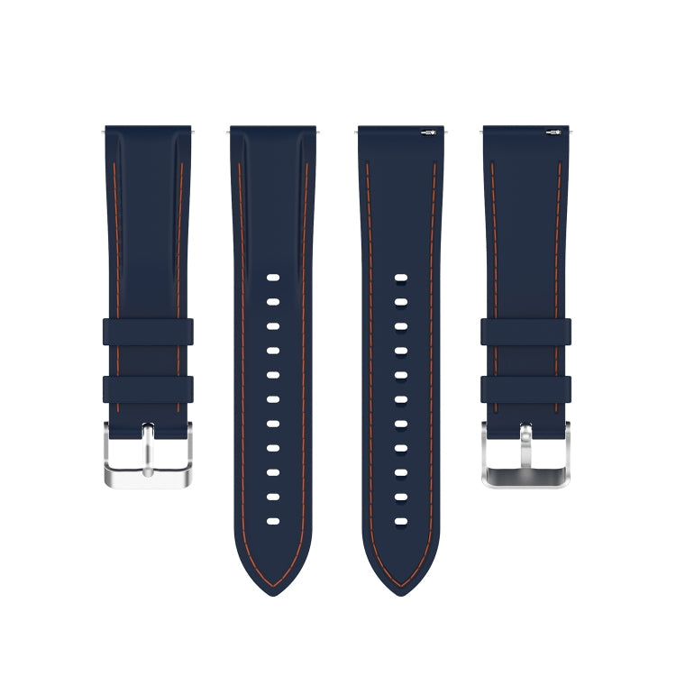 For Huawei Watch 3 / 3 Pro 22mm Silicone Watch Band(Blue)