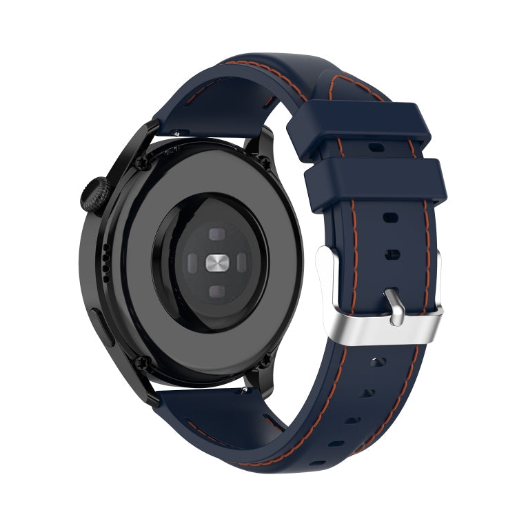 For Huawei Watch 3 / 3 Pro 22mm Silicone Watch Band(Blue)
