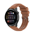 For Huawei Watch 3 / 3 Pro 22mm Silicone Watch Band(Brown)