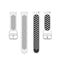 For Huawei Watch 3 / 3 Pro 22mm Sport Two-color Silicone Watch Band(White Black)