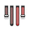 For Huawei Watch 3 / 3 Pro 22mm Sport Two-color Silicone Watch Band(Black Red)
