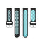For Huawei Watch 3 / 3 Pro 22mm Sport Two-color Silicone Watch Band(Black Mint Green)