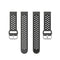 For Huawei Watch 3 / 3 Pro 22mm Sport Two-color Silicone Watch Band(Anthracite Black)