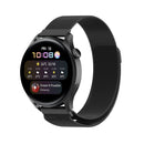 For Huawei Watch 3 / 3 Pro 22mm Milanese Loop Watch Band(Black)