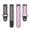 For Huawei Watch 3 / 3 Pro 22mm Two-color Silicone Watch Band(Black Pink)