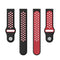 For Huawei Watch 3 / 3 Pro 22mm Two-color Silicone Watch Band(Black Red)
