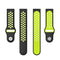 For Huawei Watch 3 / 3 Pro 22mm Two-color Silicone Watch Band(Black Lime Green)