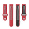 For Huawei Watch 3 / 3 Pro 22mm Two-color Silicone Watch Band(Red Black)