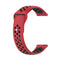 For Huawei Watch 3 / 3 Pro 22mm Two-color Silicone Watch Band(Red Black)
