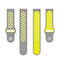 For Huawei Watch 3 / 3 Pro 22mm Two-color Silicone Watch Band(Grey Yellow)