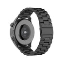 For Huawei Watch 3 / 3 Pro 22mm Three-beads Steel Watch Band(Black)