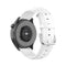 For Huawei Watch 3 / 3 Pro 22mm Round Tail Leather Watch Band(White)