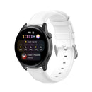 For Huawei Watch 3 / 3 Pro 22mm Round Tail Leather Watch Band(White)