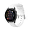 For Huawei Watch 3 / 3 Pro 22mm Round Tail Leather Watch Band(White)