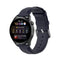 For Huawei Watch 3 / 3 Pro 22mm Round Tail Leather Watch Band(Navy Nlue)