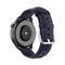 For Huawei Watch 3 / 3 Pro 22mm Round Tail Leather Watch Band(Navy Nlue)