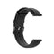 For Huawei Watch 3 / 3 Pro 22mm Round Tail Leather Watch Band(Black)
