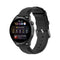 For Huawei Watch 3 / 3 Pro 22mm Round Tail Leather Watch Band(Black)