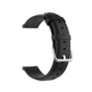For Huawei Watch 3 / 3 Pro 22mm Round Tail Leather Watch Band(Black)
