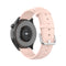 For Huawei Watch 3 / 3 Pro 22mm Round Tail Leather Watch Band(Light Pink)