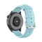 For Huawei Watch 3 / 3 Pro 22mm Round Tail Leather Watch Band(Light Blue)