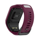 For Tomtom 4 Silicone Watch Band(Purple Red)