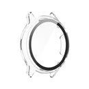 For Amazfit GTR 2 eSIM Tempered glass + PC Integrated Protective Case(Transparent White)