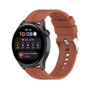 For Huawei Watch 3 / 3 Pro Silicone Watch Band(Cabernet Orange)