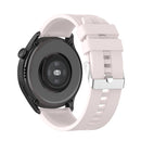 For Huawei Watch 3 / 3 Pro Silicone Watch Band(Quicksand Pink)
