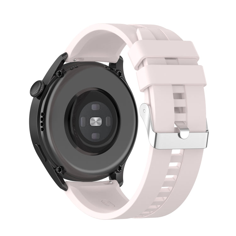 For Huawei Watch 3 / 3 Pro Silicone Watch Band(Quicksand Pink)