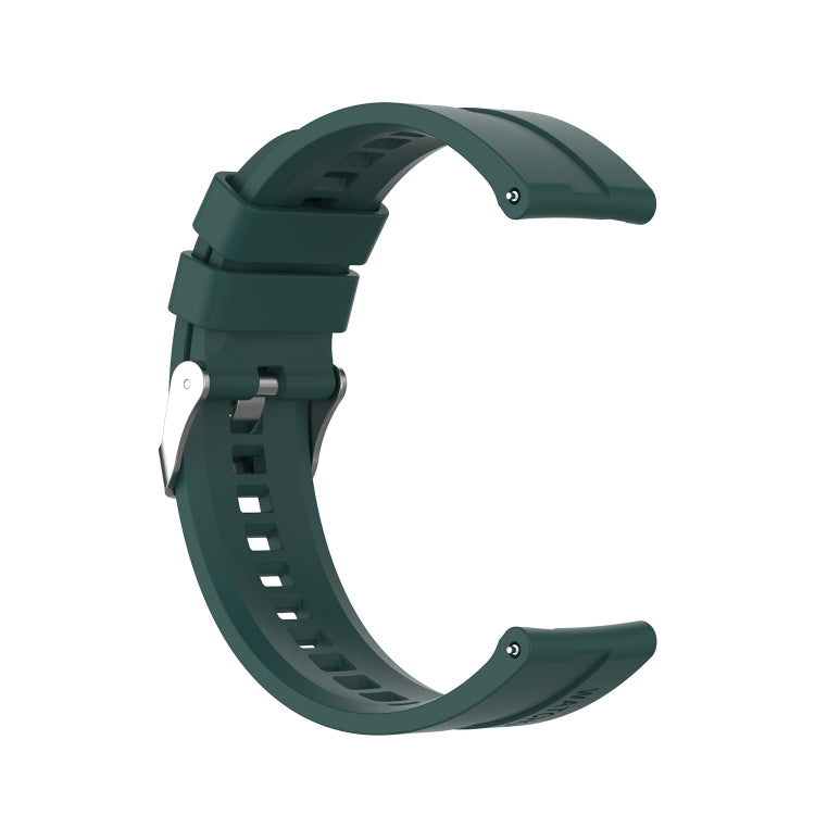 For Huawei Watch 3 / 3 Pro Silicone Watch Band(Dark Green)