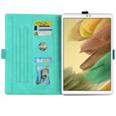 For Samsung Galaxy Tab A7 Lite T220 T225 Love Butterfly Pattern Horizontal Flip Leather Case with Holder(Green)