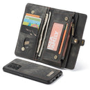For Samsung Galaxy A32 5G CaseMe Detachable Multifunctional Horizontal Flip Leather Case, with Card Slot & Holder & Zipper Wallet & Photo Frame(Black)